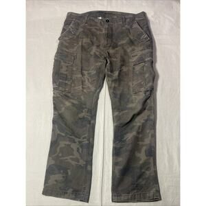 Vtg Old Navy Cargo Pants Men 36x32 Camo Multicolor Y2K